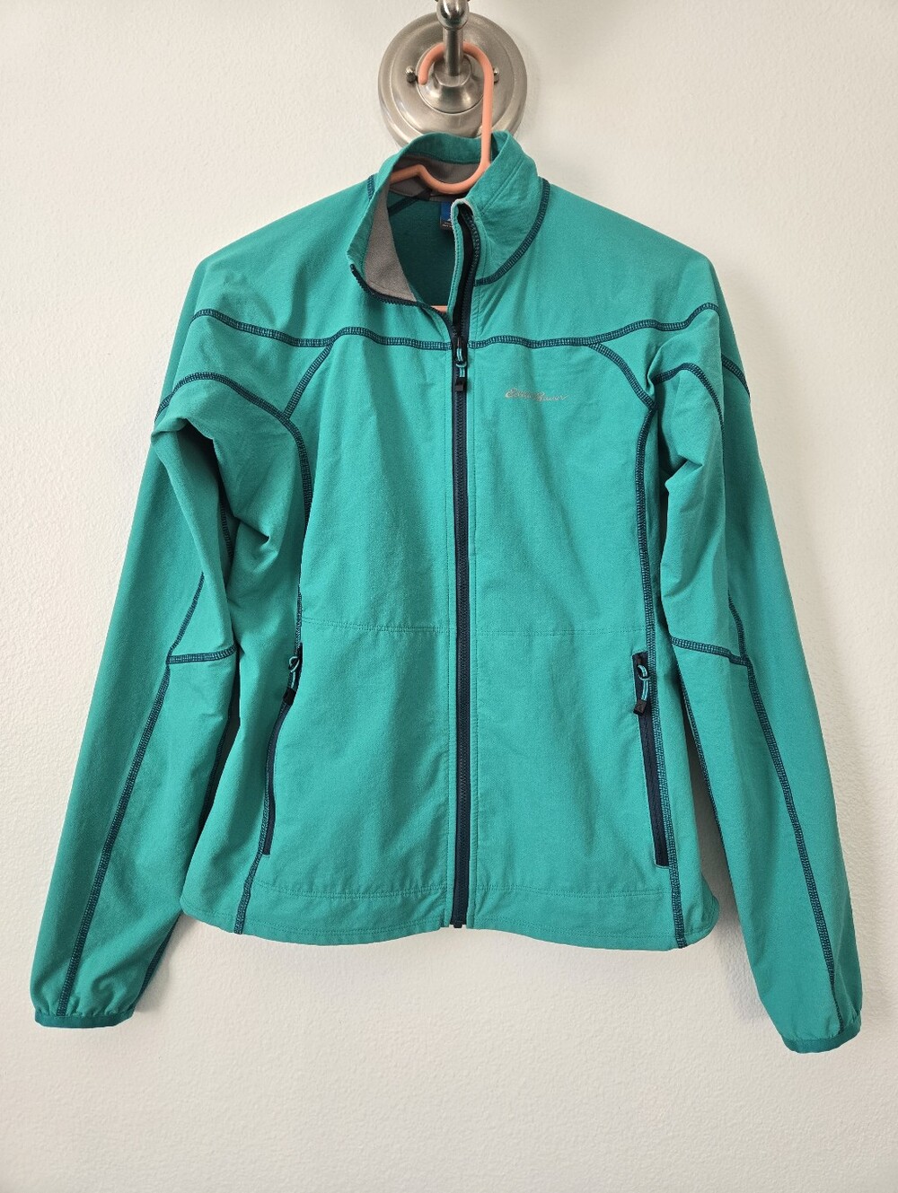 Eddie Bauer Teal Full-Zip Utility Jacket - Women's Sz XS